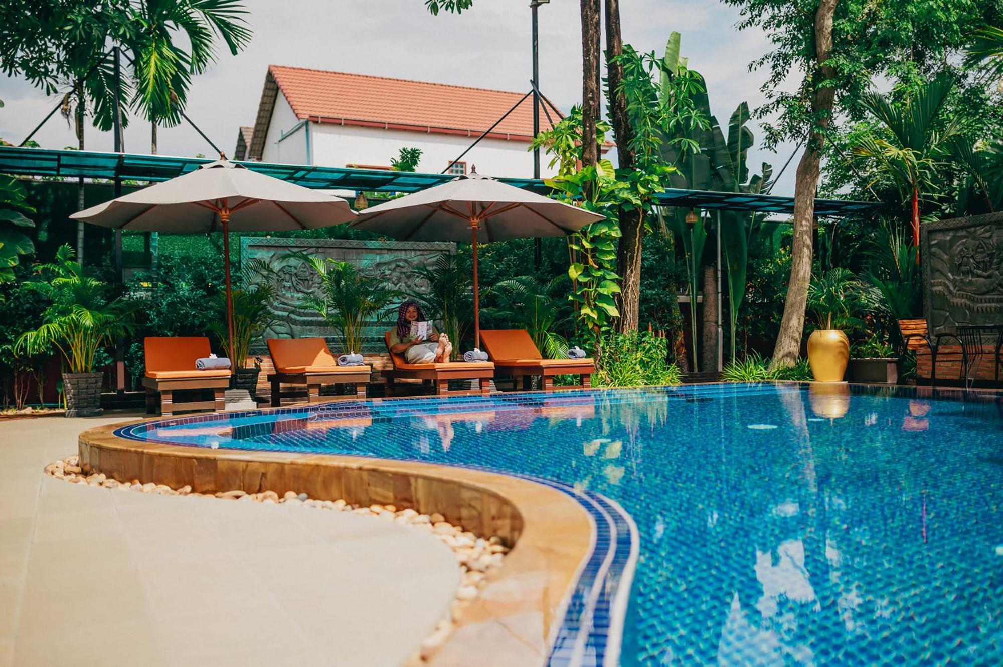 Ravady D'Angkor Hotel Siem Reap Bagian luar foto